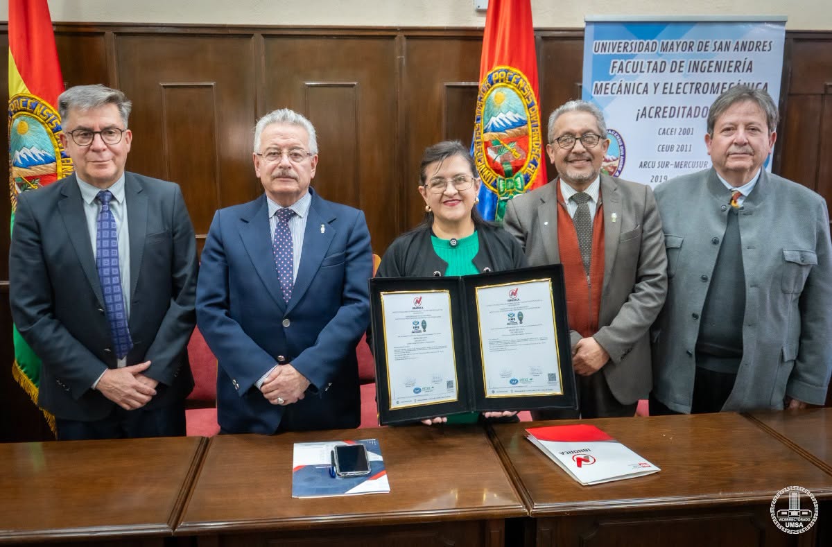 EL TALLER AUTOMOTRIZ DE LA UMSA ALCANZA LA CERTIFICACIÓN ISO 9001:2015